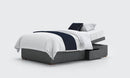 Opera Motion Divan Adjustable Bed. With no headboard in anthracite.