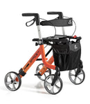 Artline Cloud Rollator Stylish design with red and orange pattern