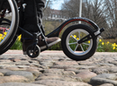 Trackwheel Active Wheelchair Front Wheel Accessory (Double Arm for folding wheelchairs)