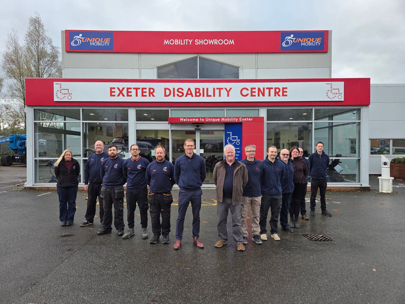 Exciting News in Exeter! Exeter Disability Centre now part of Unique Mobility!