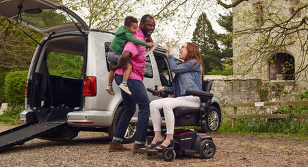Wheelchair accessible vehicle WAV in the South West