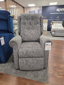Bespoke Hampton Grey Dual Motor Riser Recliner by Rise & Recline - Ex-Display Model