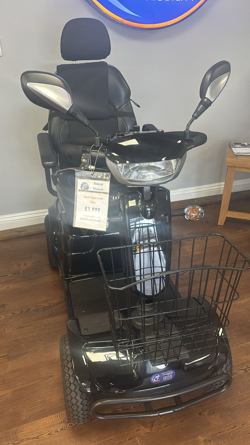 Approved Used Rascal Pioneer Mobility Scooter - Black