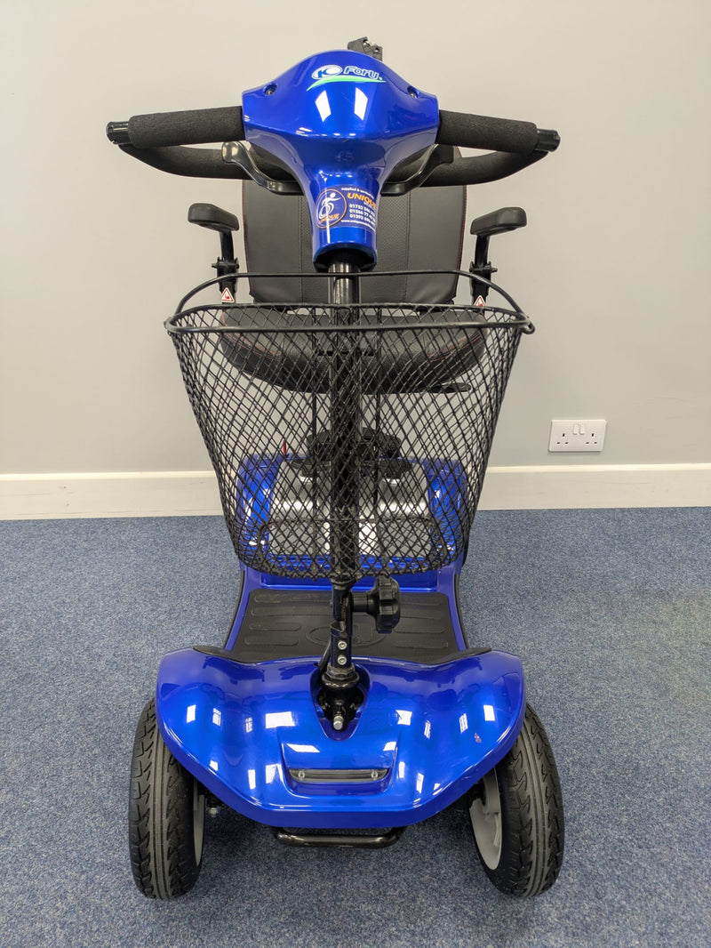 Kymco Midi Used Approved Scooter Blue. Front View