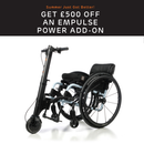 Empulse F35 Pull Device. Compact Powered attachment for Active Wheelchair Users