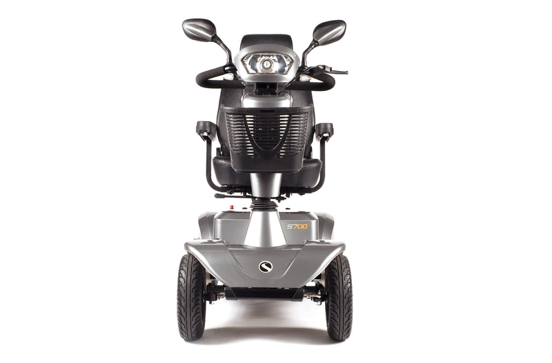 S700 Silver Mobility Scooter Front View
