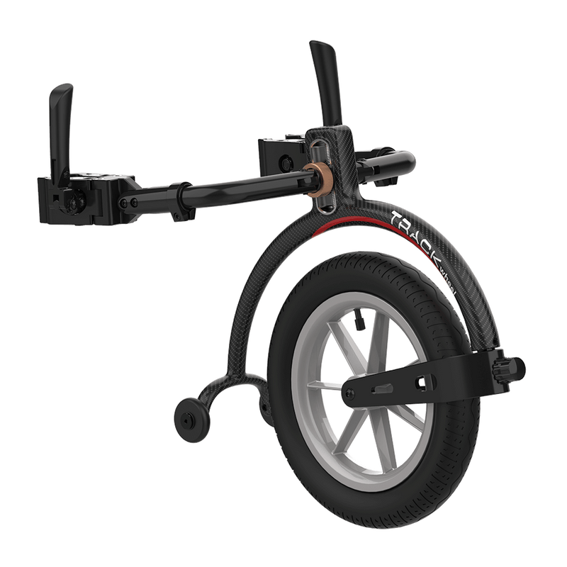 Trackwheel Active Wheelchair Front Wheel Accessory (Double Arm for folding wheelchairs)