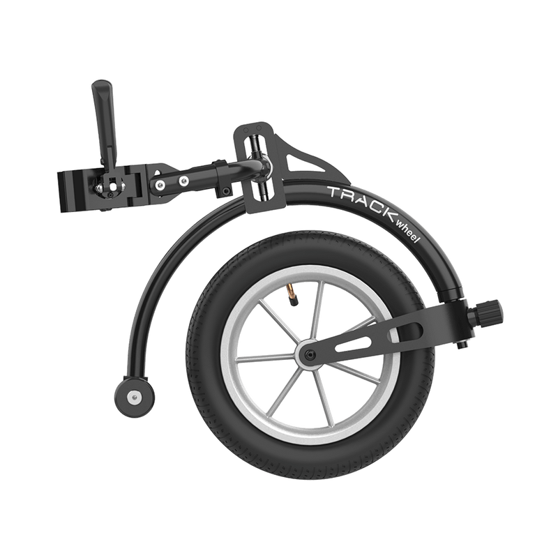 Trackwheel Active Wheelchair Front Wheel Accessory (Double Arm for folding wheelchairs)