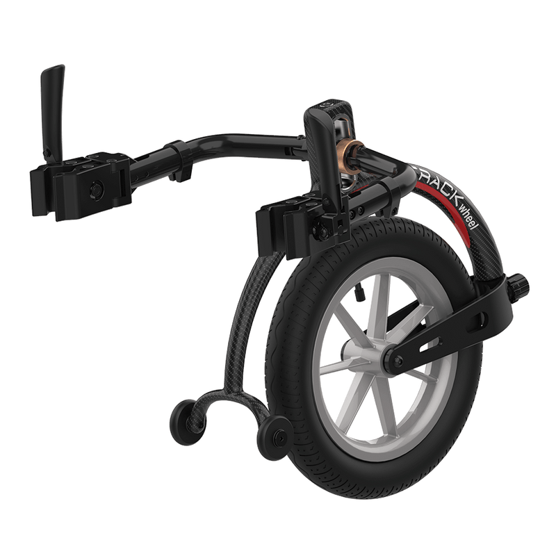 Trackwheel Active Wheelchair Front Wheel Accessory (Double Arm for folding wheelchairs)