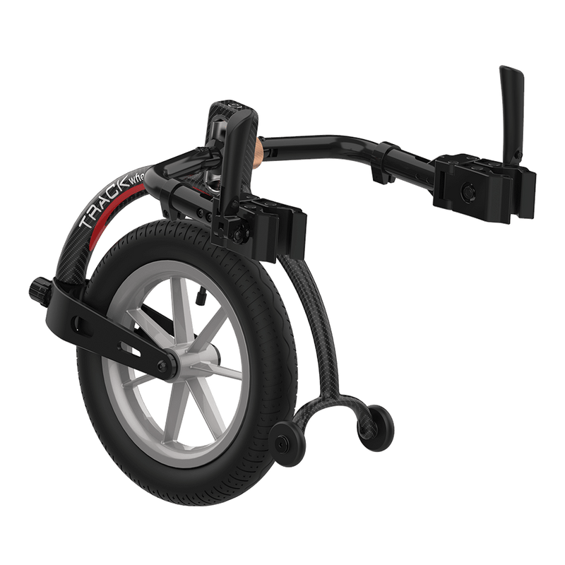 Trackwheel Active Wheelchair Front Wheel Accessory (Double Arm for folding wheelchairs)