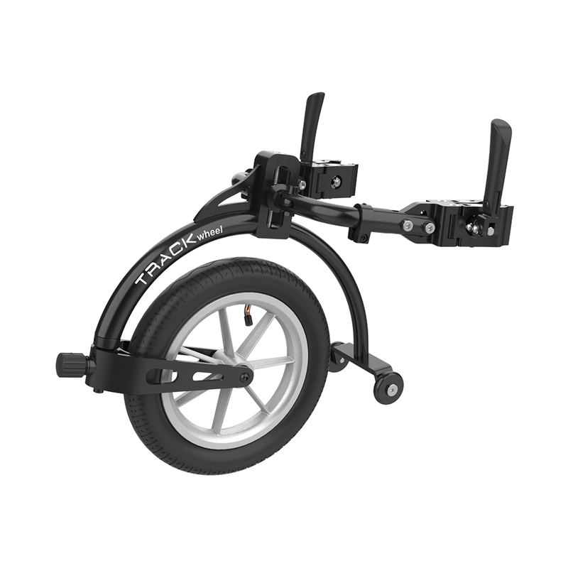 Trackwheel Active Wheelchair Front Wheel Accessory (Double Arm for folding wheelchairs)