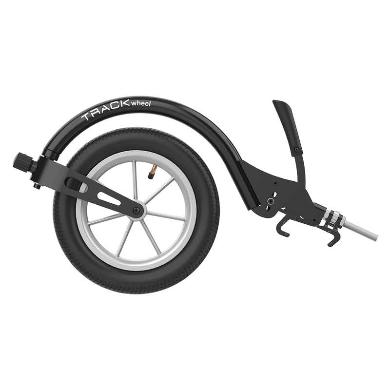 Trackwheel Active Wheelchair Front Wheel Accessory (Single Arm for rigid wheelchairs)