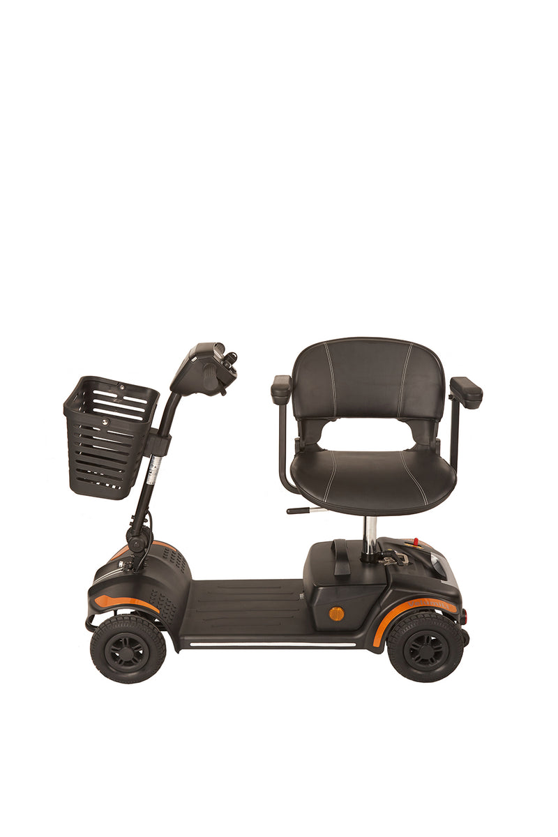 VelumiLi Mobility Scooter Orange Side view