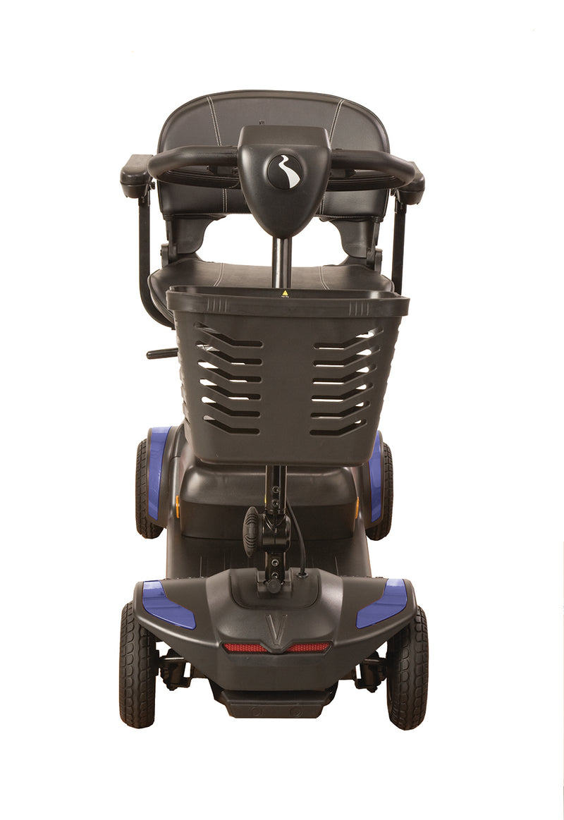 Rascal Vie Blue Mobility Scooter Front View