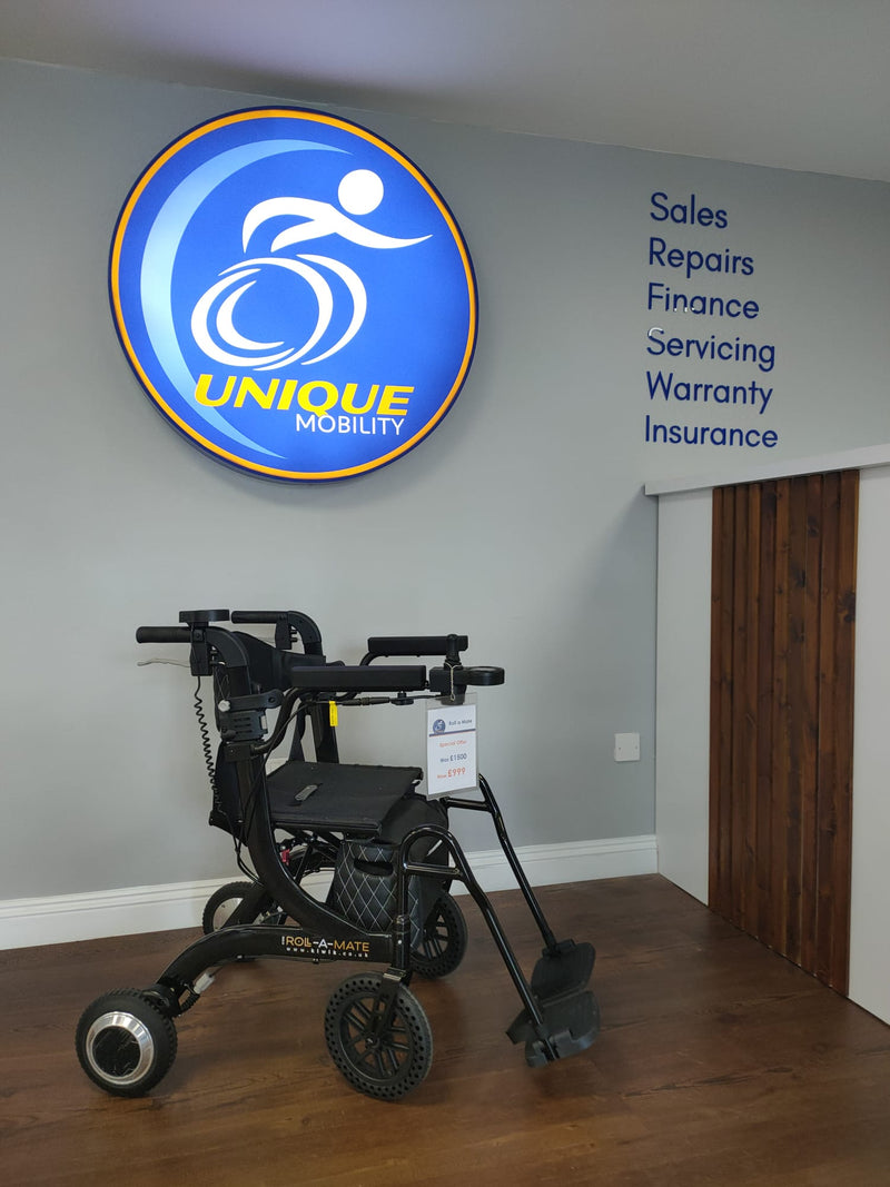 Ex-Display Roll-A-Mate Auto-Rollator and Walker