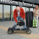 Sterling S50 Carbon is flight safe and compact to transport. It folds easily in 2 simple folds.