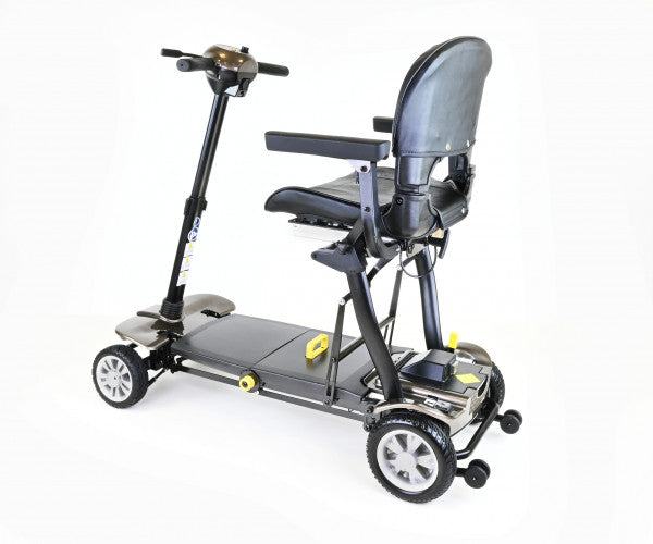 Globe Trotter folding scooter rear angle view