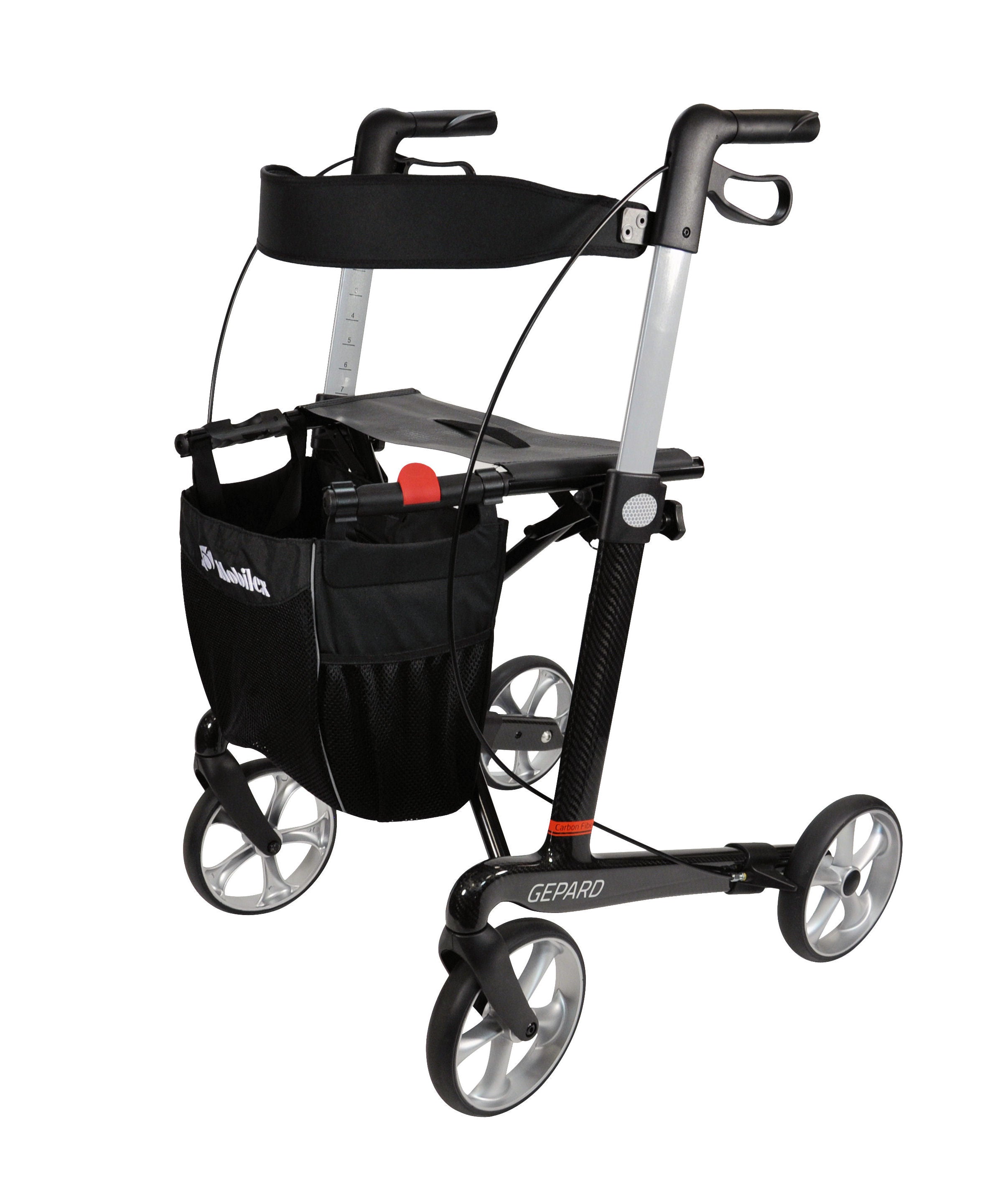 Gepard Carbon Fibre Rollator | Unique Mobility | Walking Aids - Unique ...